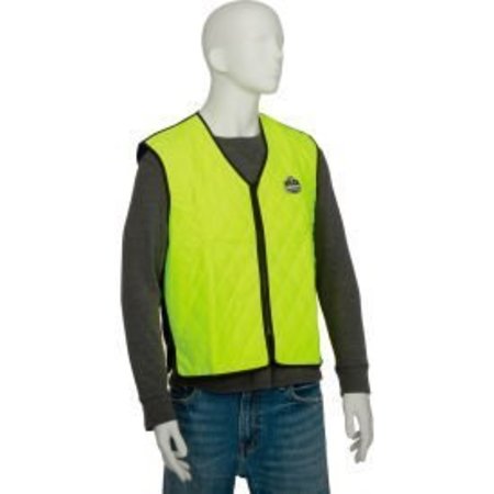 ERGODYNE Ergodyne® Chill-Its® 6665 Evaporative Cooling Vest, Lime, Medium 12533